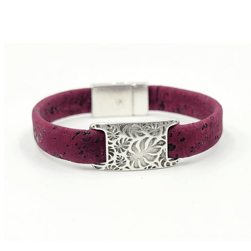 Palm Spacer Cork Charm Magnetic Bracelet