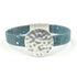 Hammered Circle Charm Cork Magnetic Bracelet