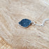 Teal Druzy Large Marquis .925 Necklace