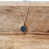 Teal Druzy Large Marquis .925 Necklace