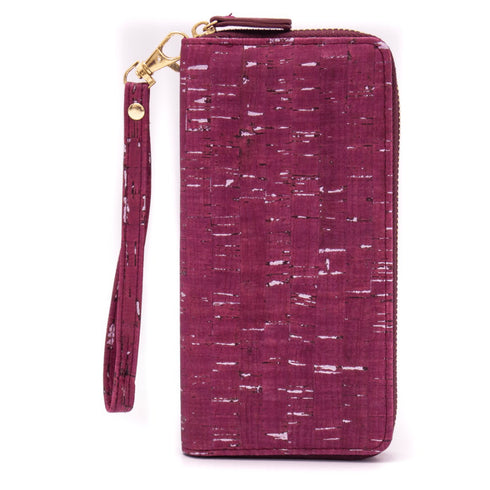 Wine Cork Speckled Wallet Clutch