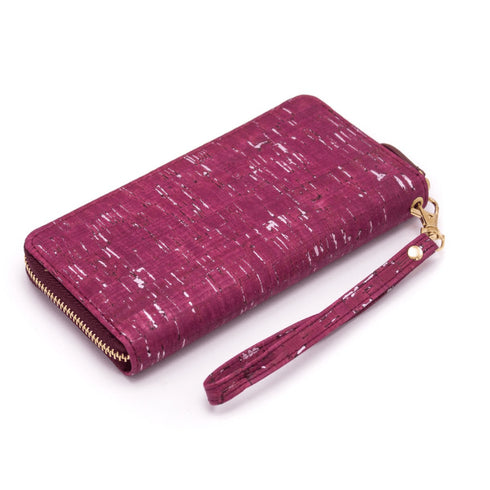 Wine Cork Speckled Wallet Clutch