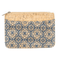 Navy Cork Skinny Coin Purse