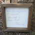 Custom Handwriting Keepsake Wood Sign 8x8