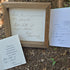 Custom Handwriting Keepsake Wood Sign 8x8