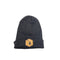 1901 Maine Flag Faux Leather Patch Winter Beanie