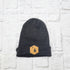 1901 Maine Flag Faux Leather Patch Winter Beanie