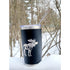 Moose 20oz Black Tumbler Stainless Steel with Metal Straw