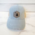 Original Maine Gray Leather Patch Hat