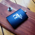Moose Laser Engraved Black Flask