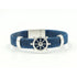 Nautical Ship Wheel Cork Charm Magnetic Bracelet
