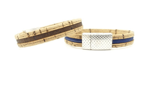 Two Color Cork Bracelet