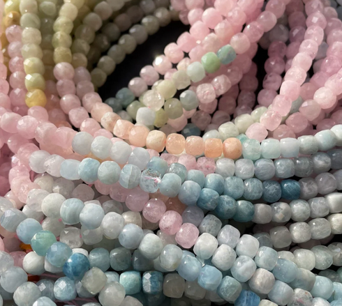 Custom Gemstone Wrapped Chain by the Foot