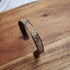 Cork Bronze Skinny Cuff Bracelet
