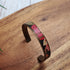Cork Bronze Skinny Cuff Bracelet