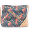 Blue and Pink Floral Cork Adjustable Bag