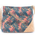Blue and Pink Floral Cork Adjustable Bag