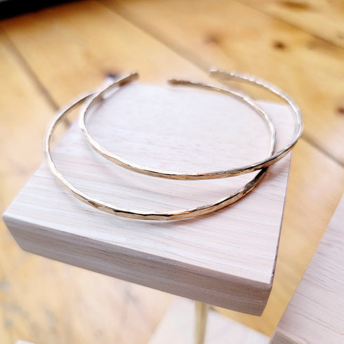 Hammered Gold Cuff