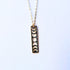 Gold Moon phase Bar Necklace