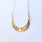 Celestial Moon Phase Half Circle Boho Necklace