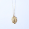 Minimalist Gold Flower Pendant Necklace