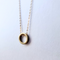 Floating Circle Gold Necklace