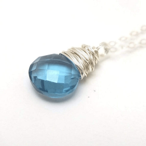 Blue Quartz Necklace