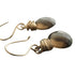 Smoky Quartz Gold Earrings