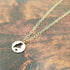 Mini Maine Circle Gold Necklace