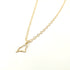 Mini Maine Outline Gold Necklace