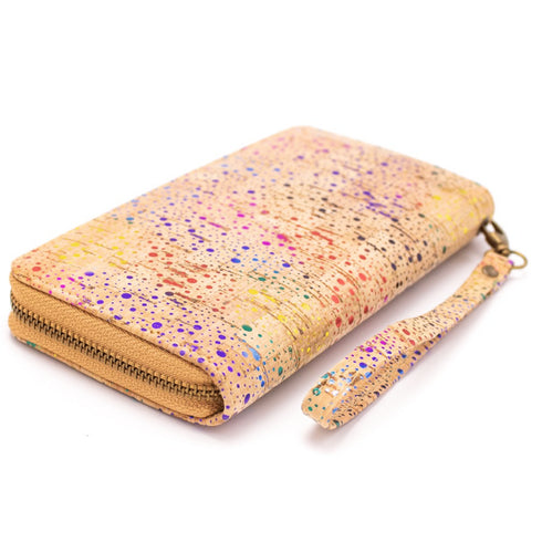Rainbow Print Women's Zipper Clutch Wallet
