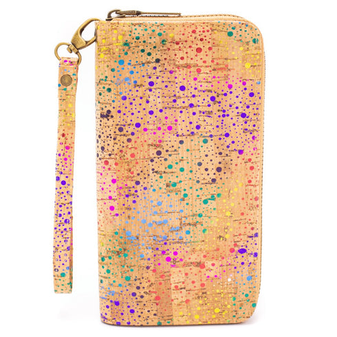 Rainbow Print Women's Zipper Clutch Wallet