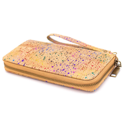Rainbow Print Women's Zipper Clutch Wallet