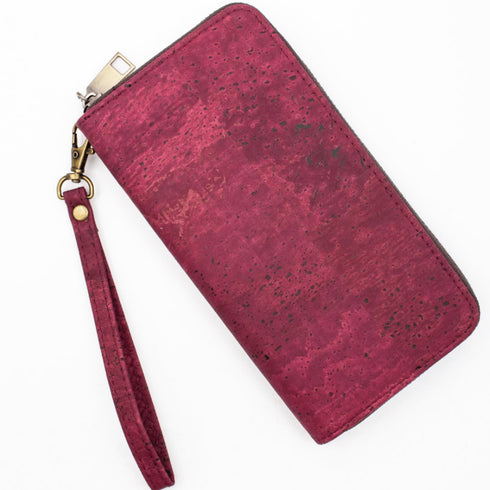 Wine Cork Women's Zipper Clutch Wallet
