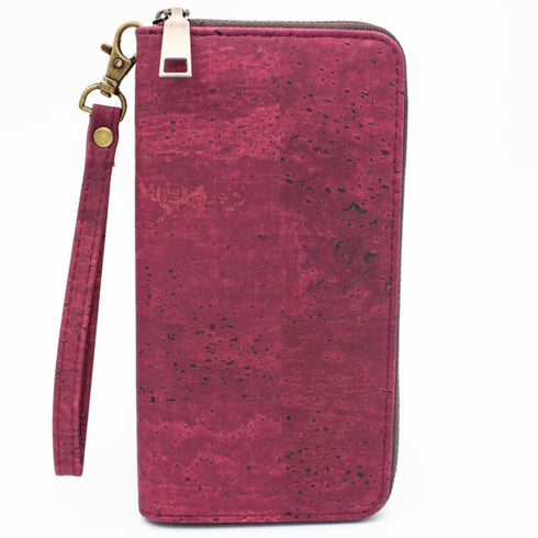 Wine Cork Women's Zipper Clutch Wallet