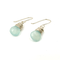 Aqua Chalcedony .925 Earrings