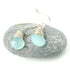 Aqua Chalcedony .925 Earrings