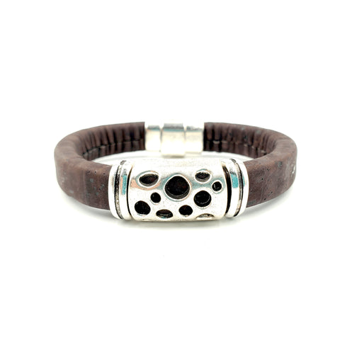 Brown Cork Hole Bracelet