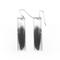 Tall Feather Earrings, Sterling Silver