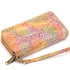 Rainbow Women's Zipper Double Clutch Wallet